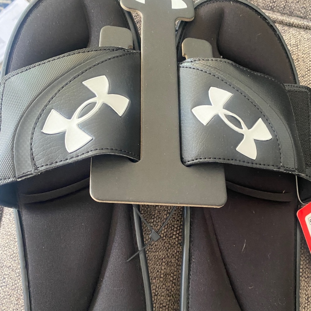 Men’s UnderArmour Black Slides 13